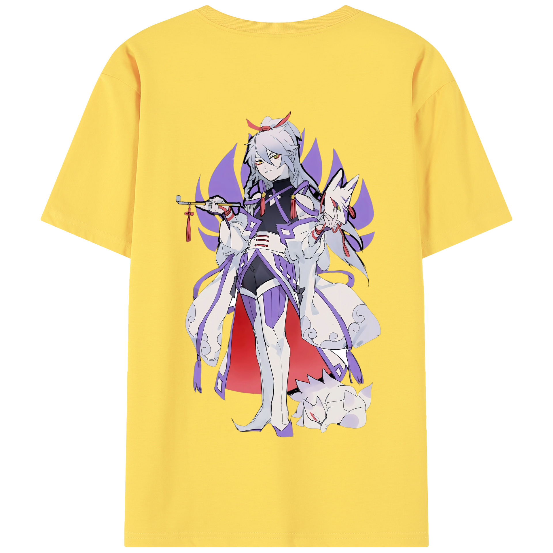 （画像用） 妖怪ウォッチ Yo-kai Watch 綿100％半袖Tシャツ（背面プリント）