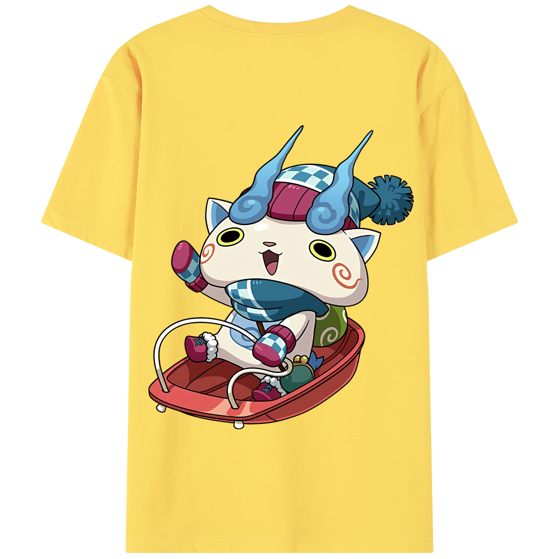（画像用） 妖怪ウォッチ Yo-kai Watch 綿100％半袖Tシャツ（背面プリント）