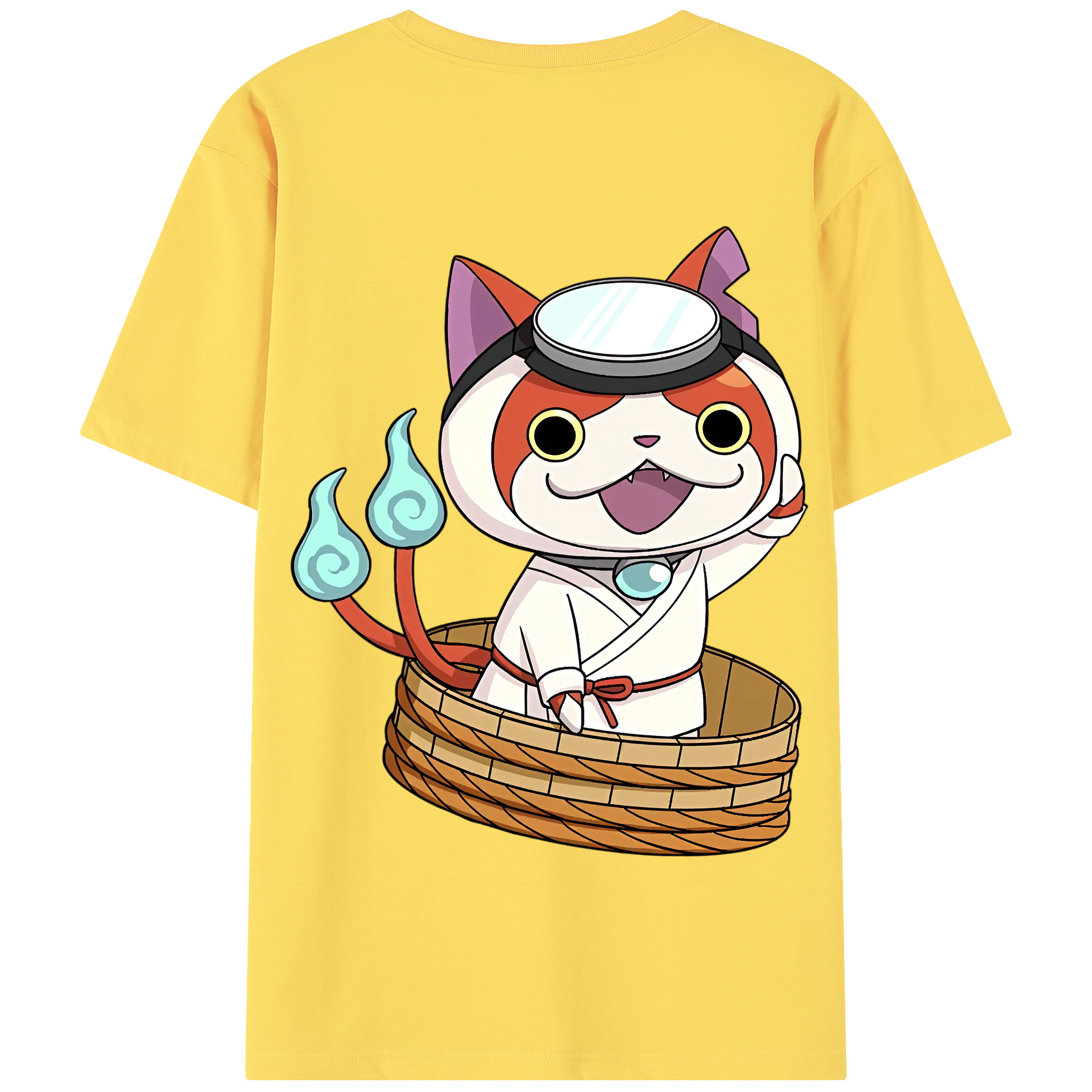 （画像用） 妖怪ウォッチ Yo-kai Watch 綿100％半袖Tシャツ（背面プリント）