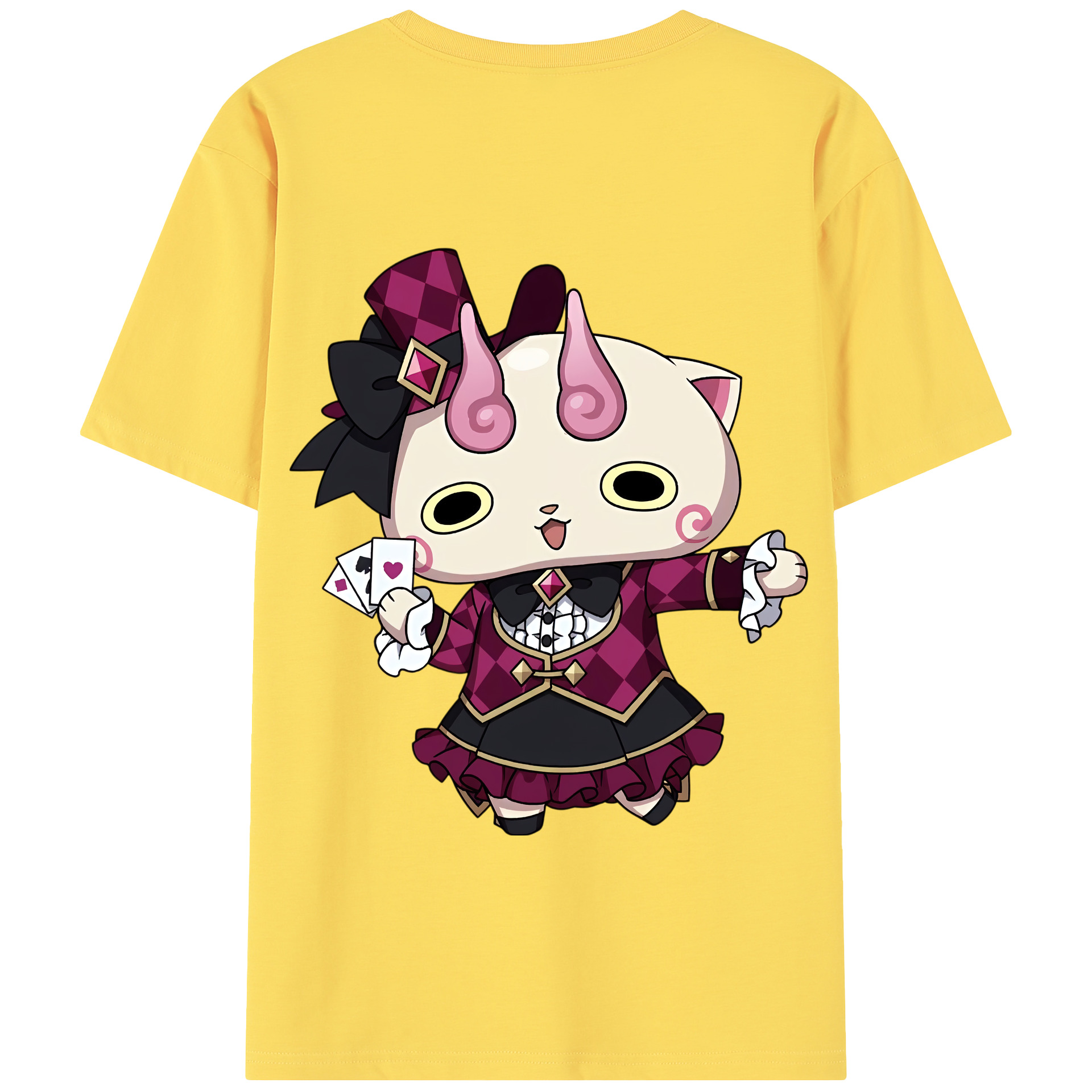 （画像用） 妖怪ウォッチ Yo-kai Watch 綿100％半袖Tシャツ（背面プリント）