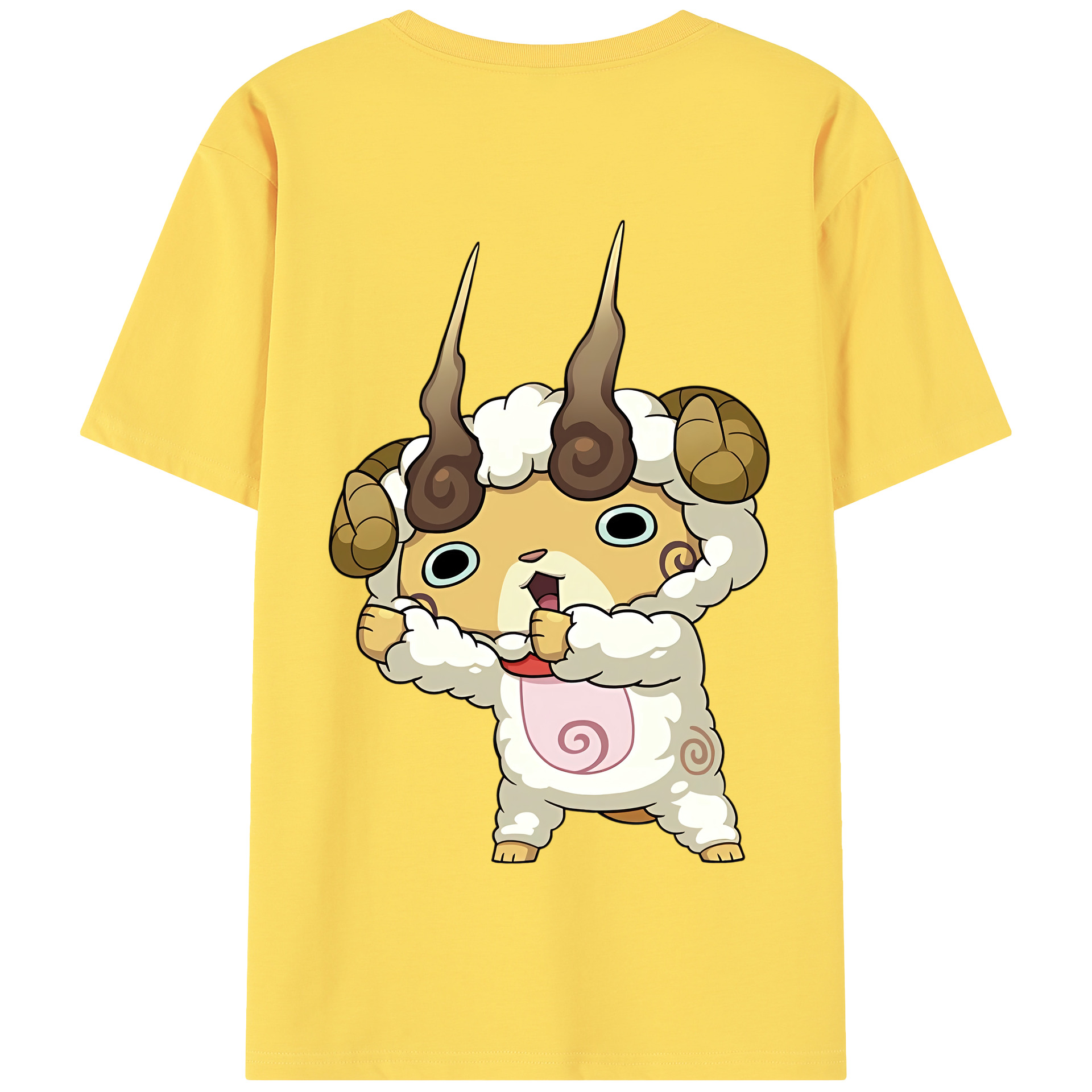 （画像用） 妖怪ウォッチ Yo-kai Watch 綿100％半袖Tシャツ（背面プリント）