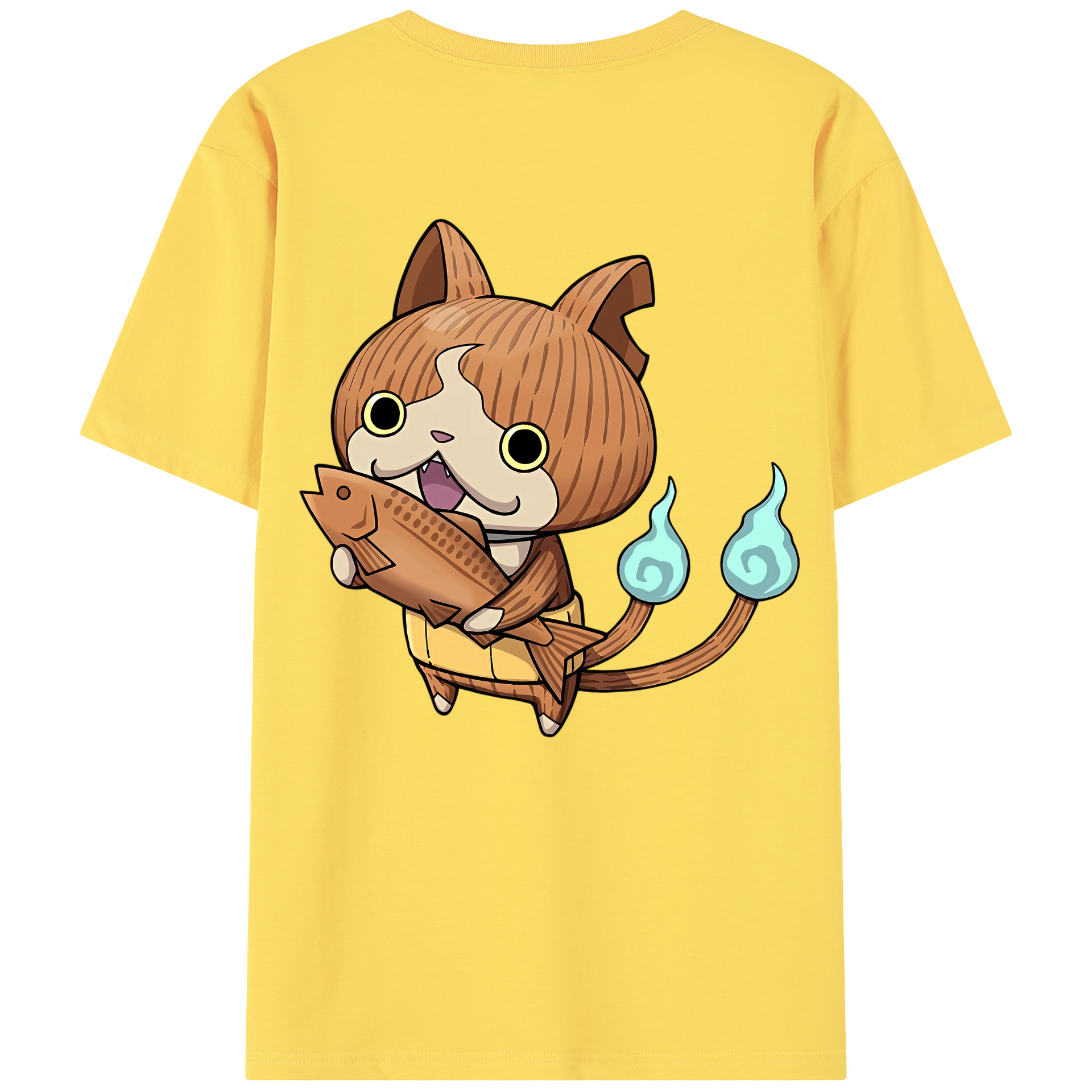 （画像用） 妖怪ウォッチ Yo-kai Watch 綿100％半袖Tシャツ（背面プリント）