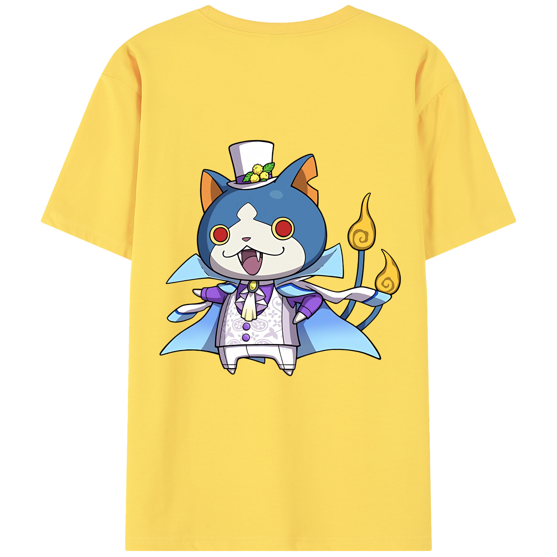 （画像用） 妖怪ウォッチ Yo-kai Watch 綿100％半袖Tシャツ（背面プリント）
