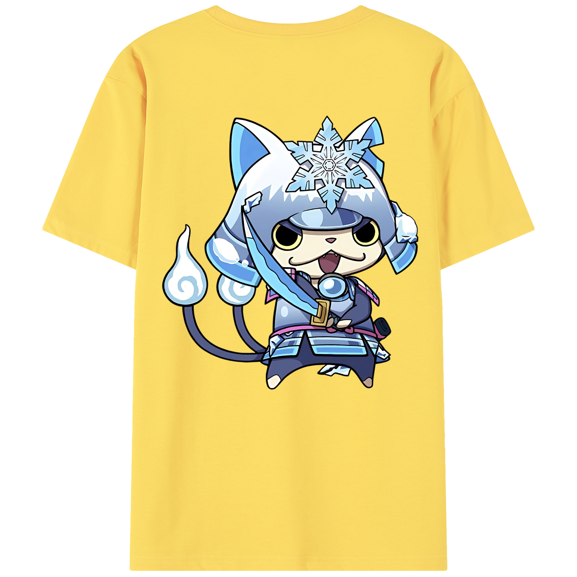 （画像用） 妖怪ウォッチ Yo-kai Watch 綿100％半袖Tシャツ（背面プリント）