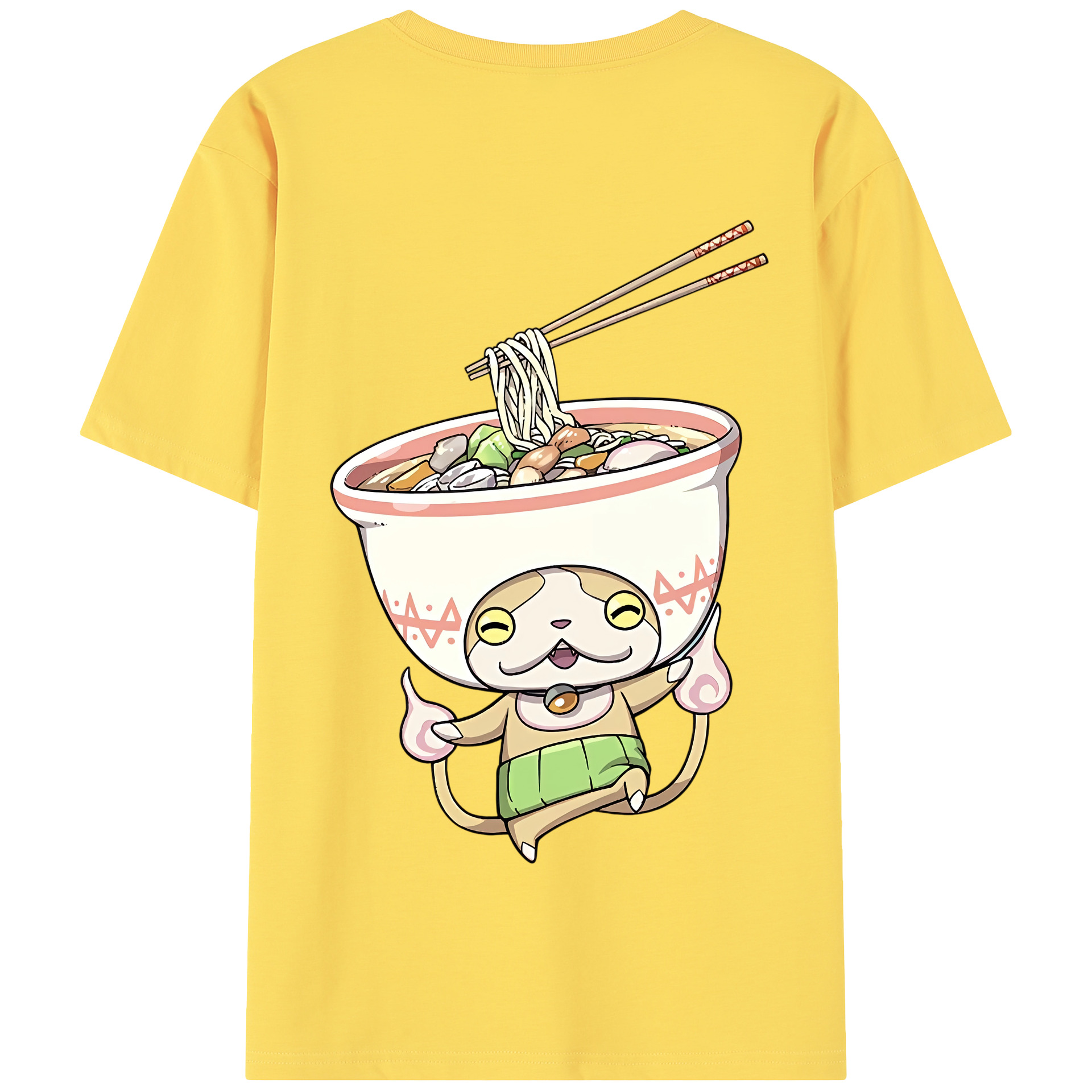 （画像用） 妖怪ウォッチ Yo-kai Watch 綿100％半袖Tシャツ（背面プリント）