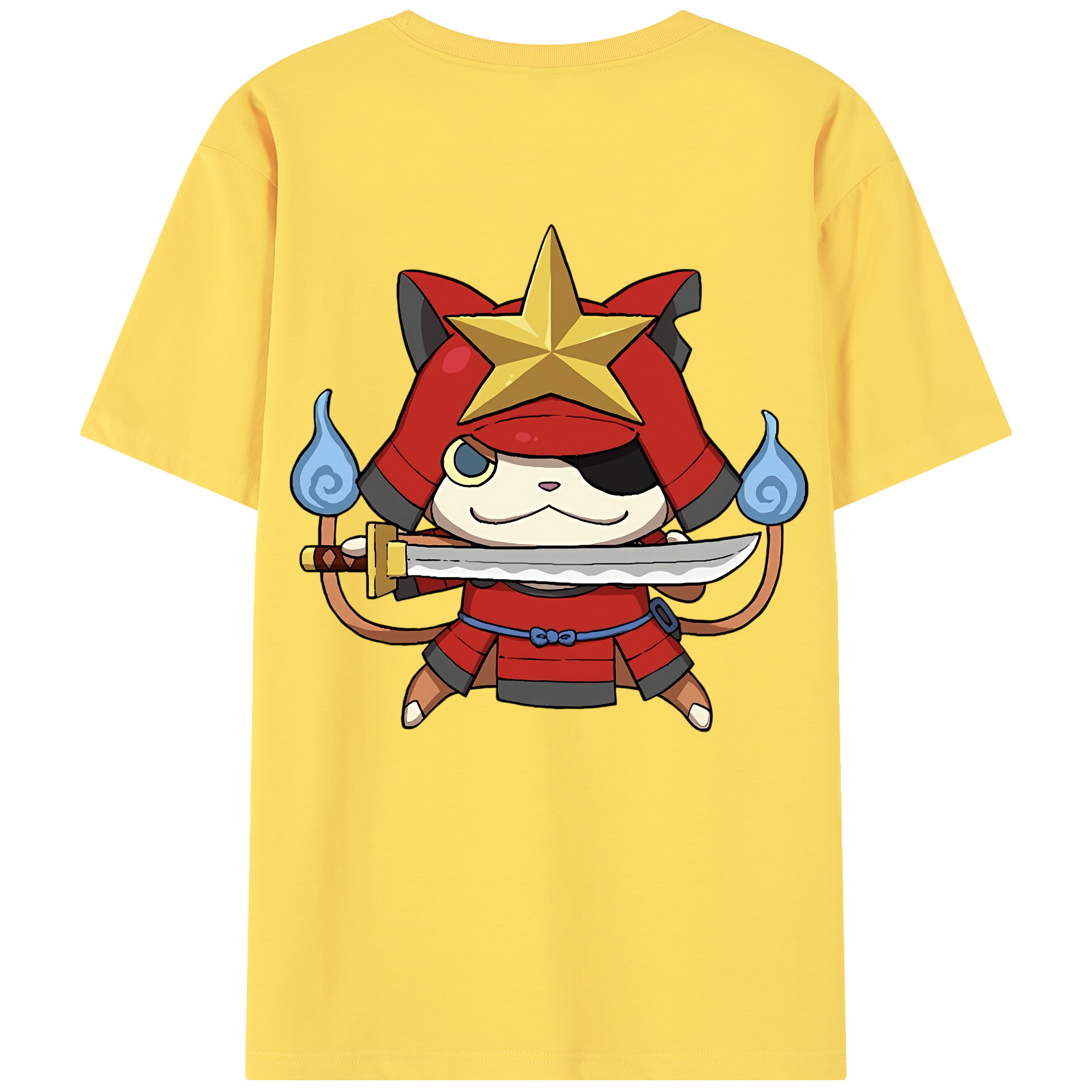 （画像用） 妖怪ウォッチ Yo-kai Watch 綿100％半袖Tシャツ（背面プリント）