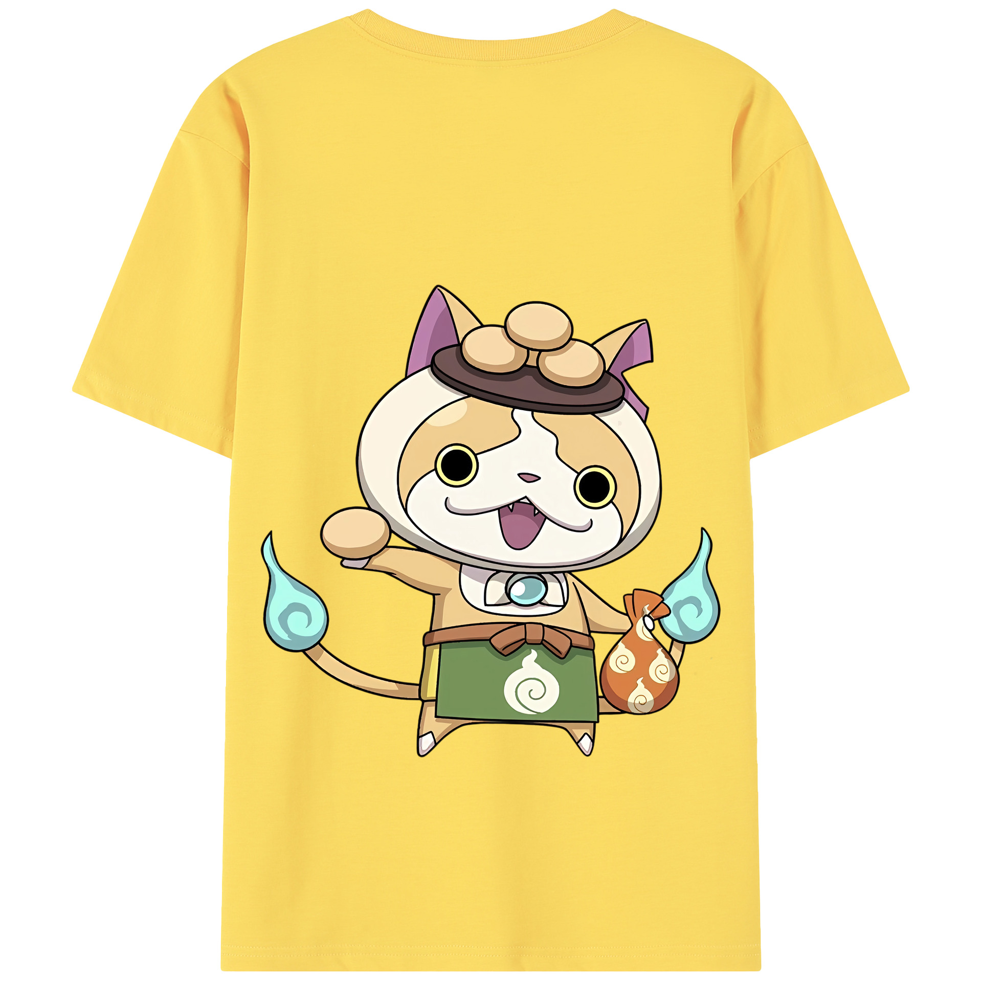 （画像用） 妖怪ウォッチ Yo-kai Watch 綿100％半袖Tシャツ（背面プリント）