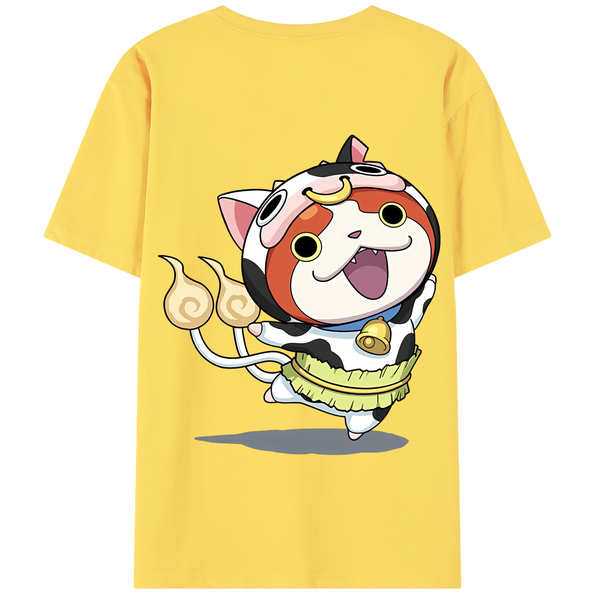 （画像用） 妖怪ウォッチ Yo-kai Watch 綿100％半袖Tシャツ（背面プリント）