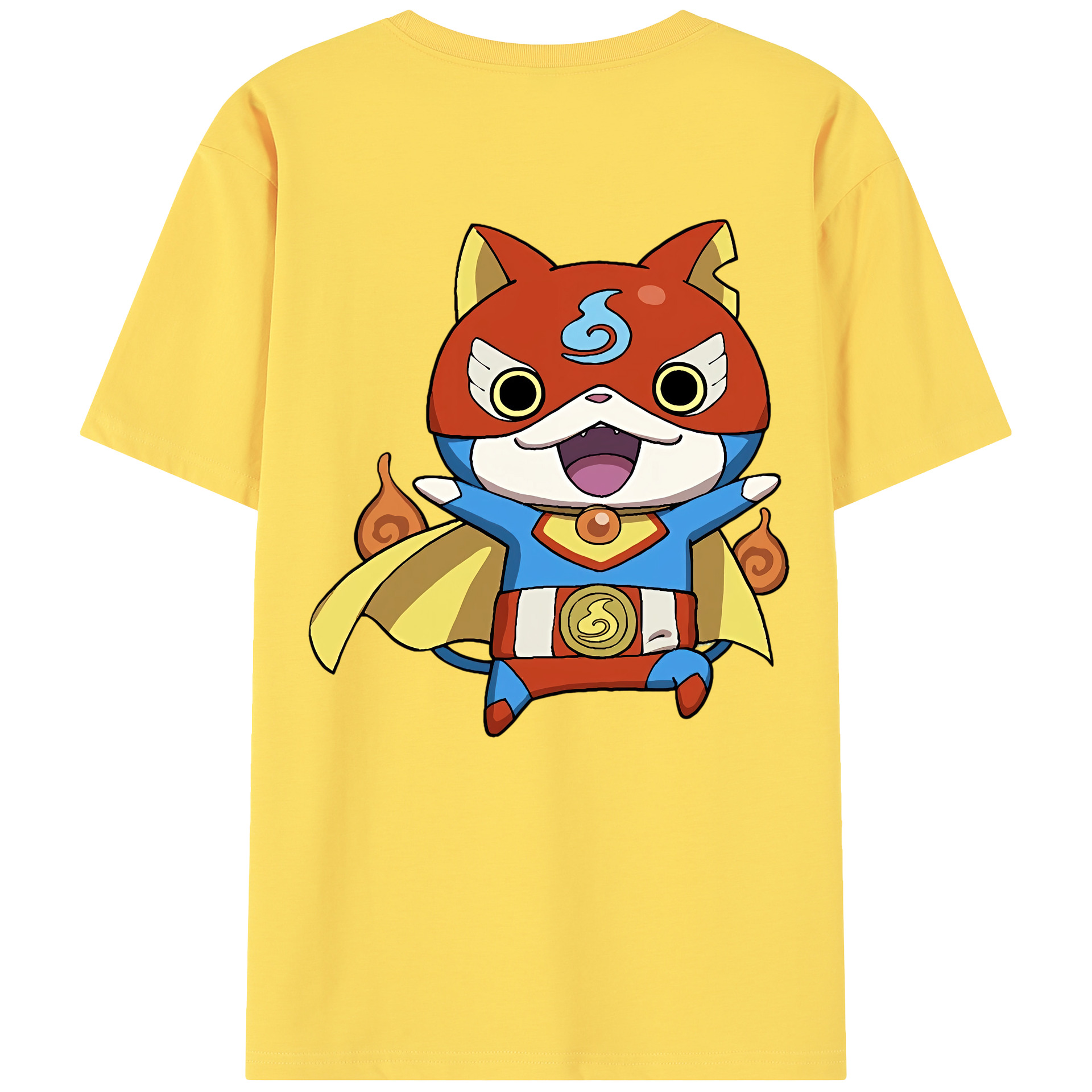 （画像用） 妖怪ウォッチ Yo-kai Watch 綿100％半袖Tシャツ（背面プリント）