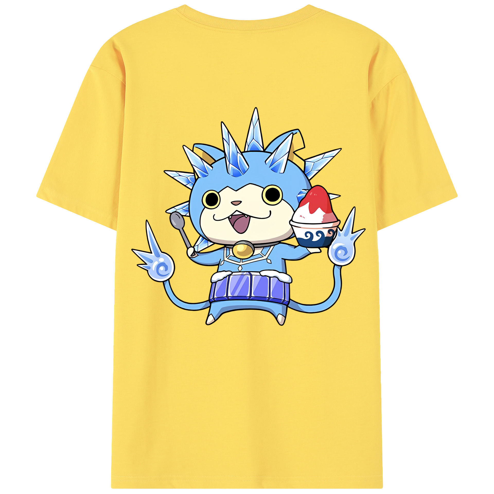 （画像用） 妖怪ウォッチ Yo-kai Watch 綿100％半袖Tシャツ（背面プリント）