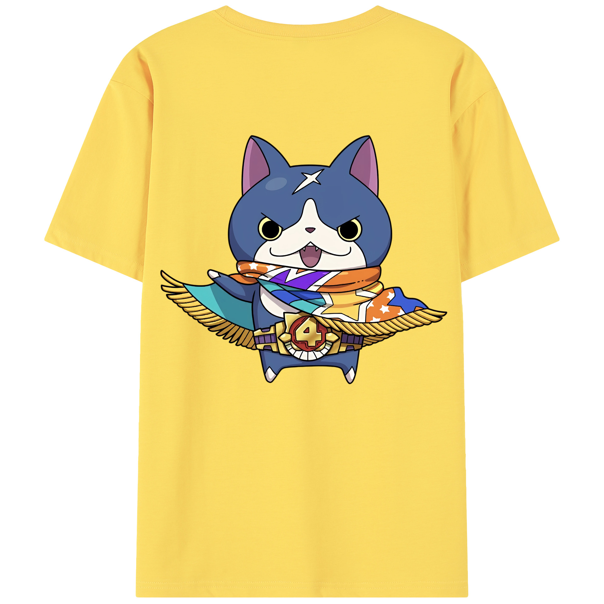 （画像用） 妖怪ウォッチ Yo-kai Watch 綿100％半袖Tシャツ（背面プリント）