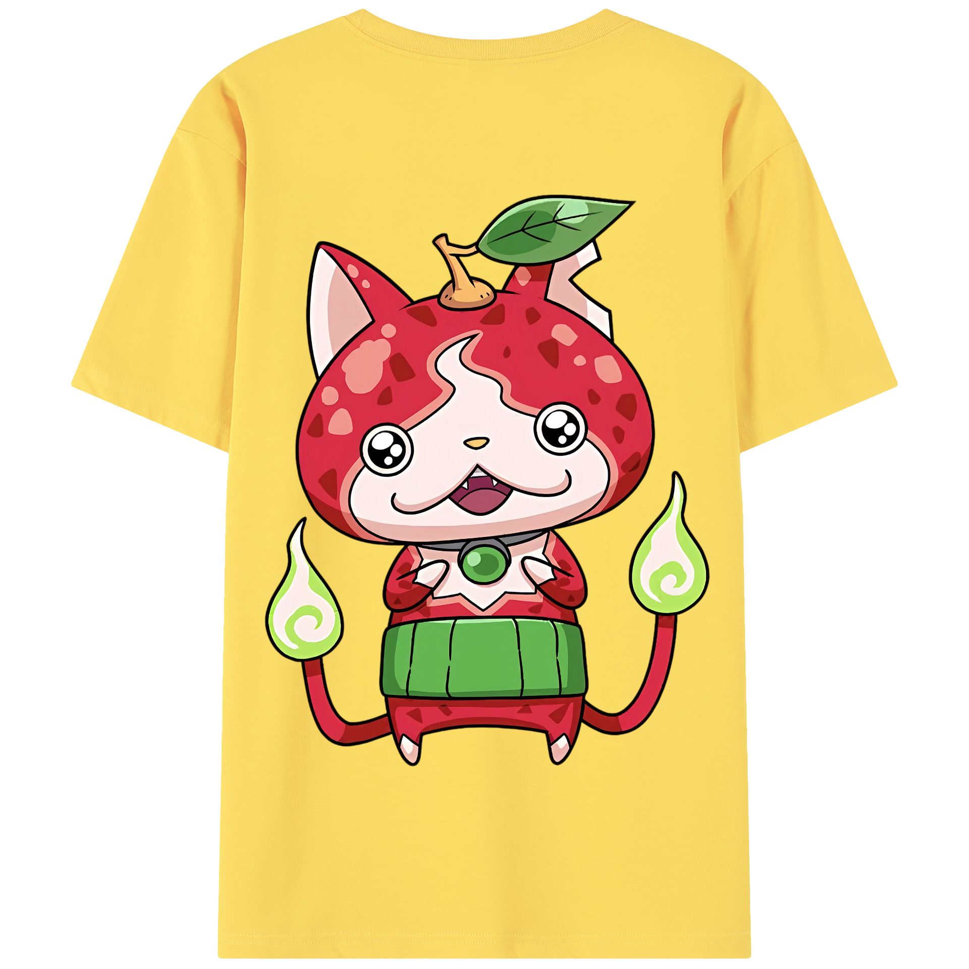 （画像用） 妖怪ウォッチ Yo-kai Watch 綿100％半袖Tシャツ（背面プリント）