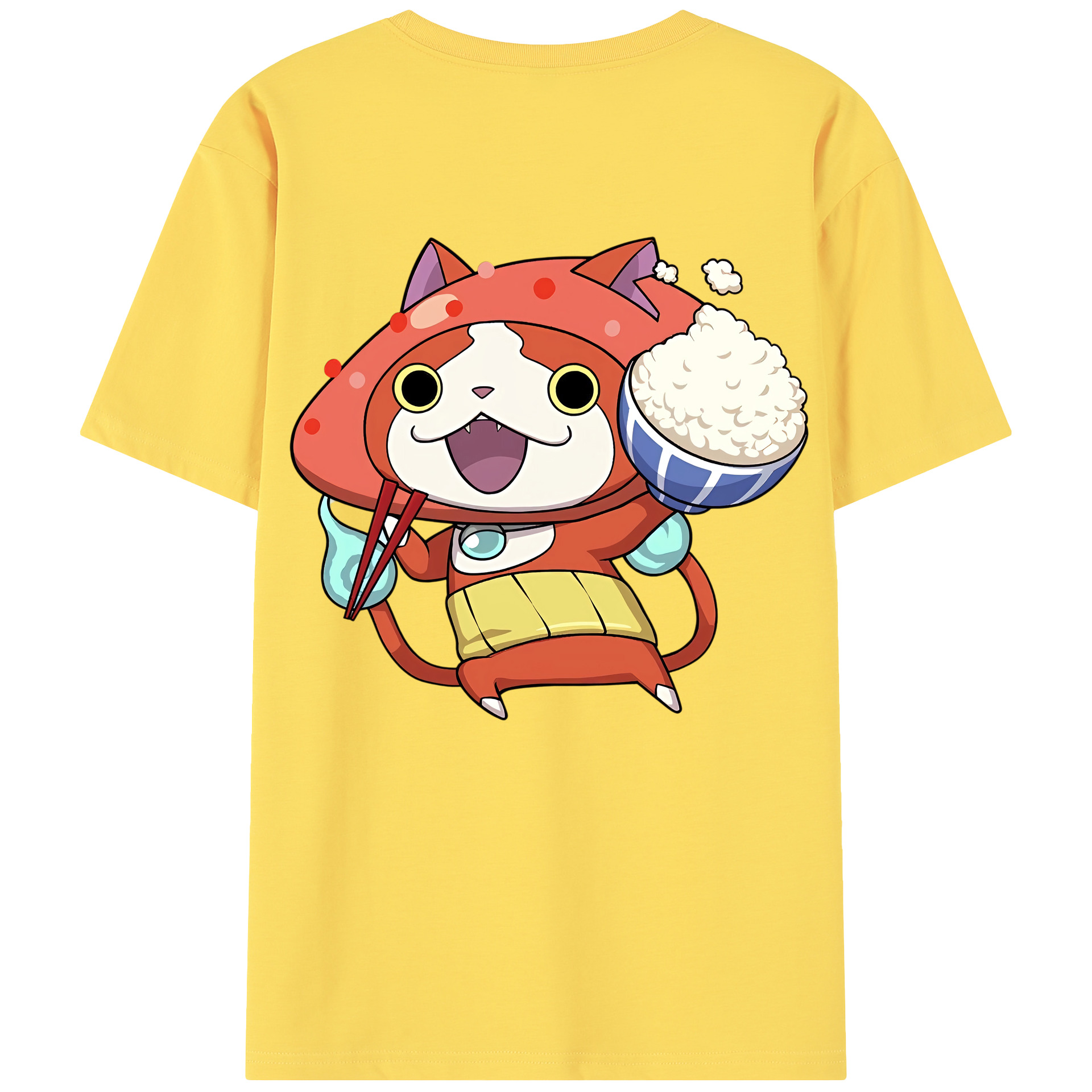 （画像用） 妖怪ウォッチ Yo-kai Watch 綿100％半袖Tシャツ（背面プリント）
