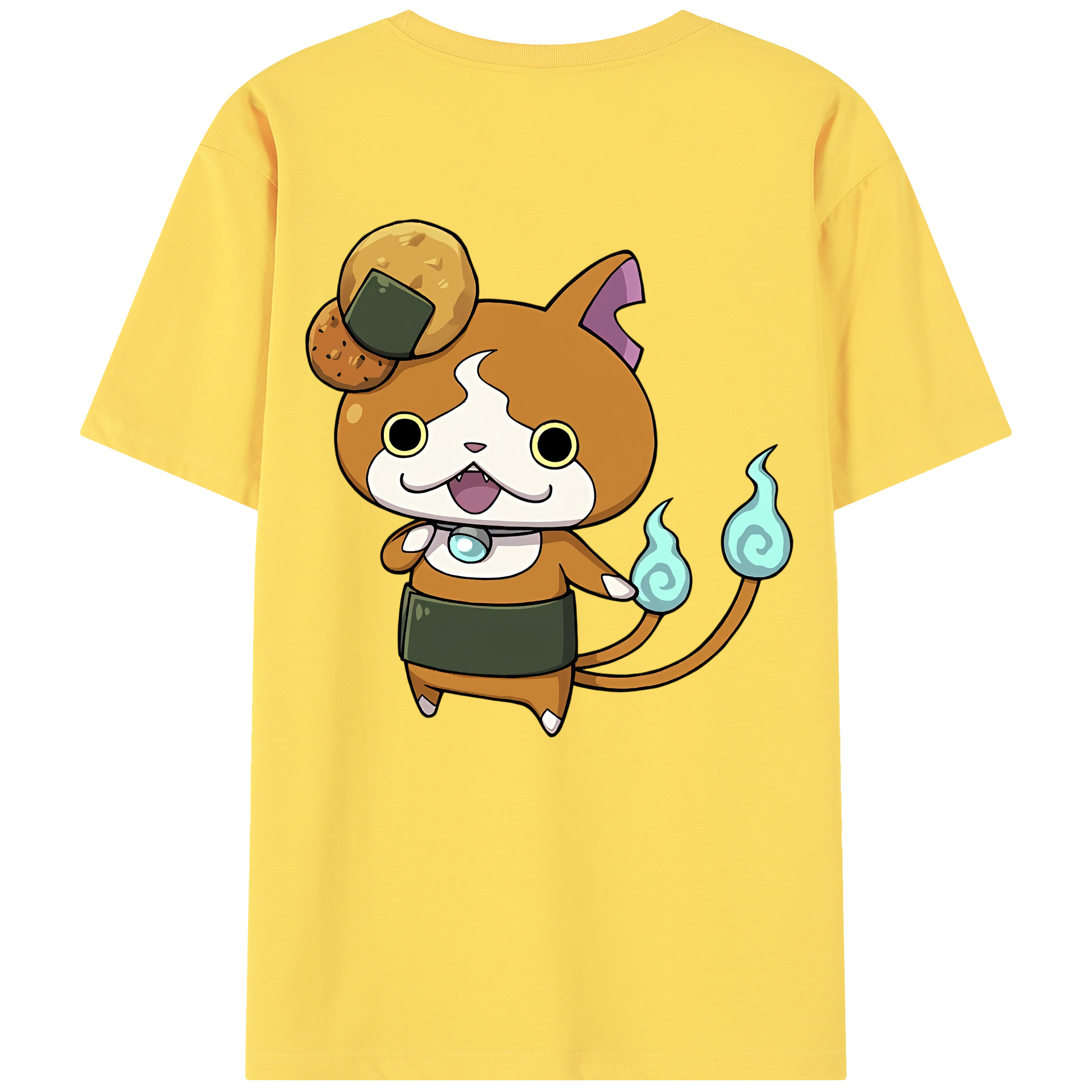 （画像用） 妖怪ウォッチ Yo-kai Watch 綿100％半袖Tシャツ（背面プリント）