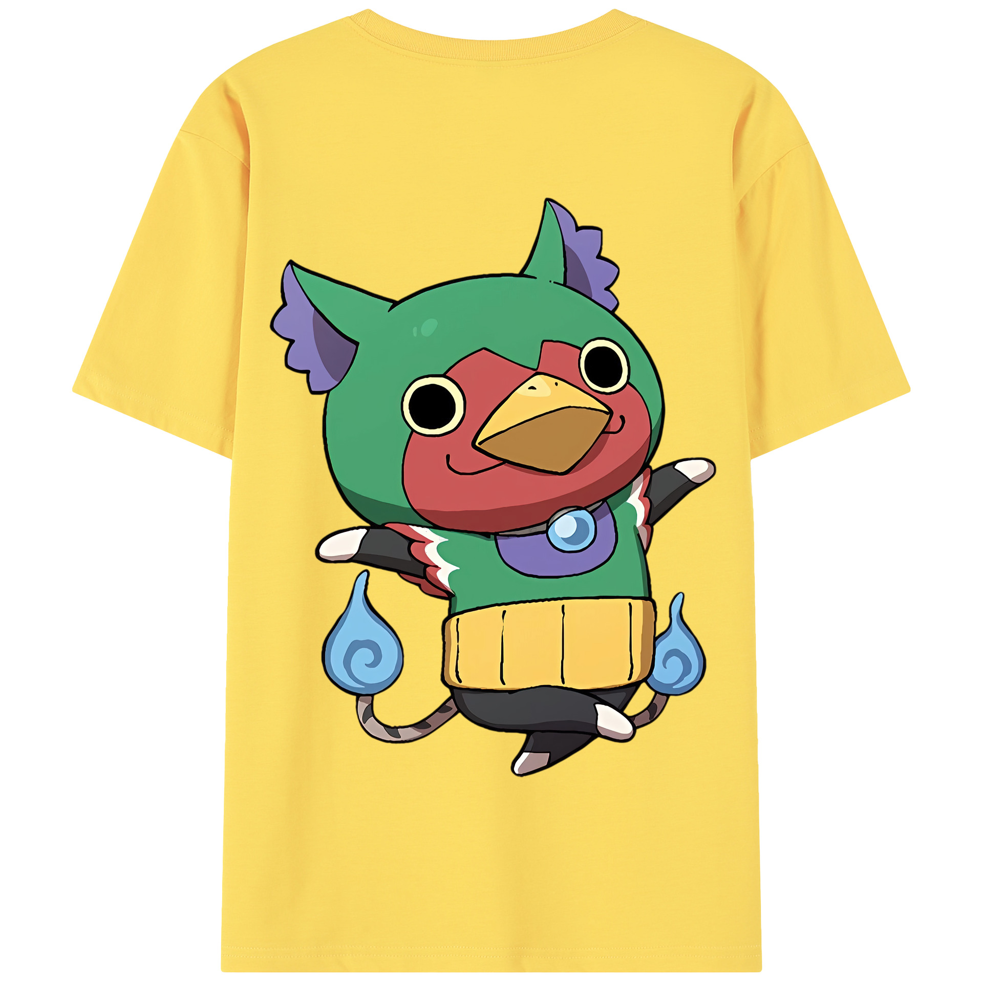 （画像用） 妖怪ウォッチ Yo-kai Watch 綿100％半袖Tシャツ（背面プリント）