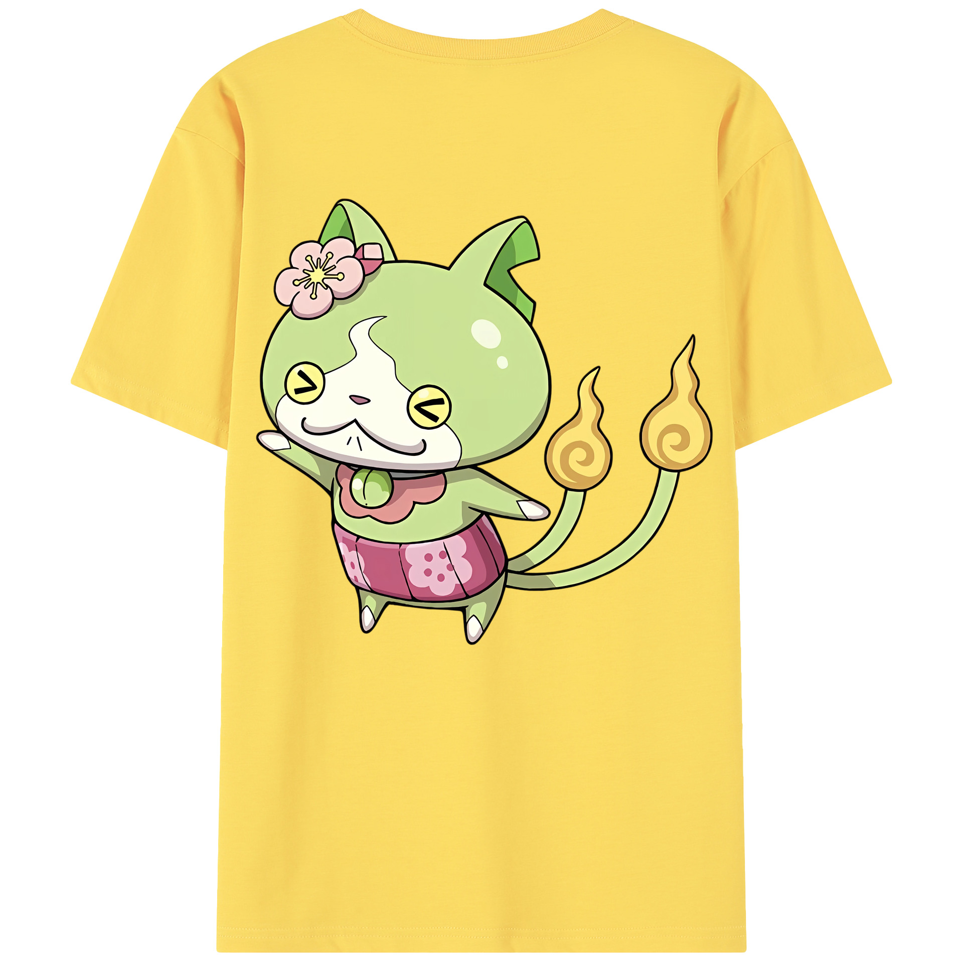 （画像用） 妖怪ウォッチ Yo-kai Watch 綿100％半袖Tシャツ（背面プリント）