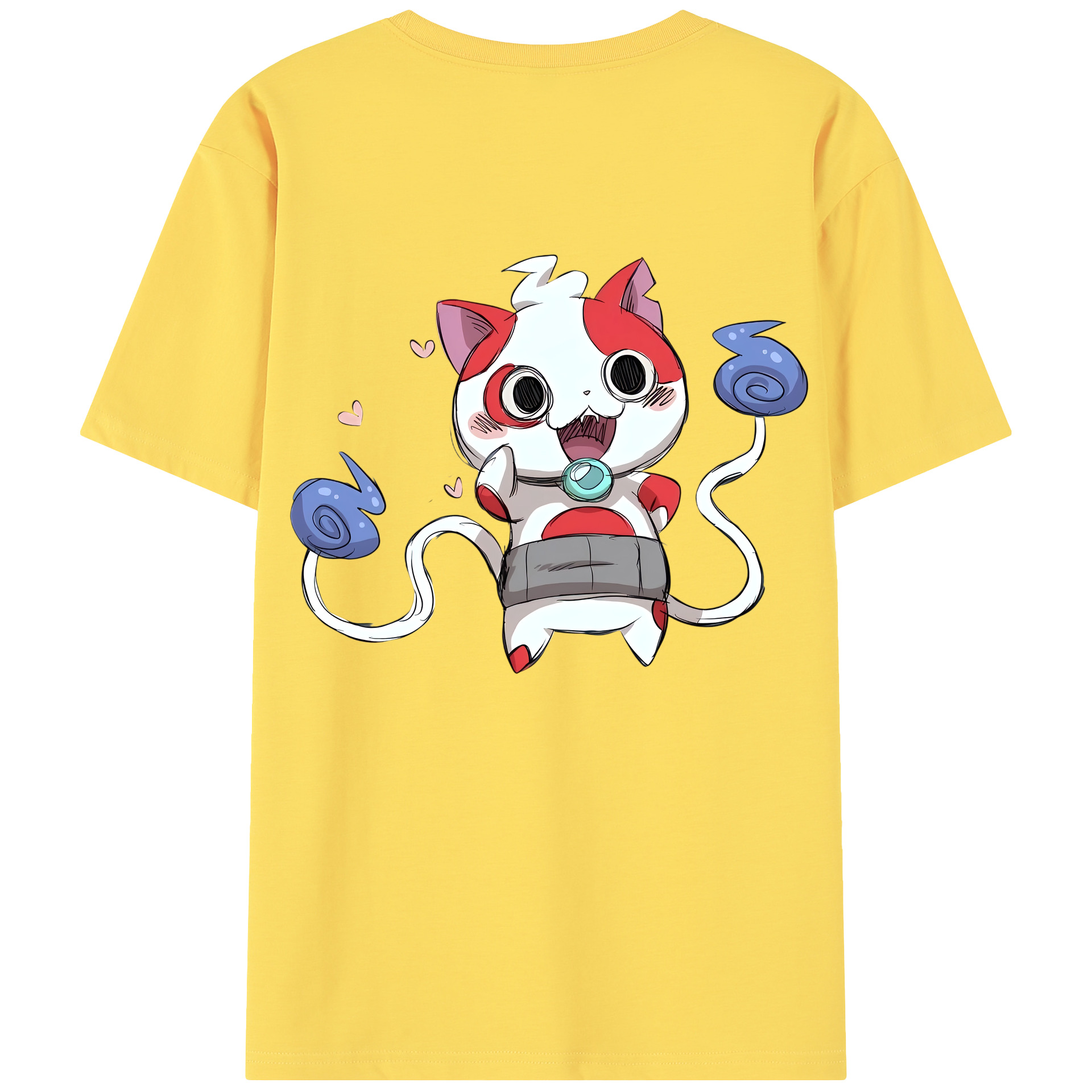 （画像用） 妖怪ウォッチ Yo-kai Watch 綿100％半袖Tシャツ（背面プリント）