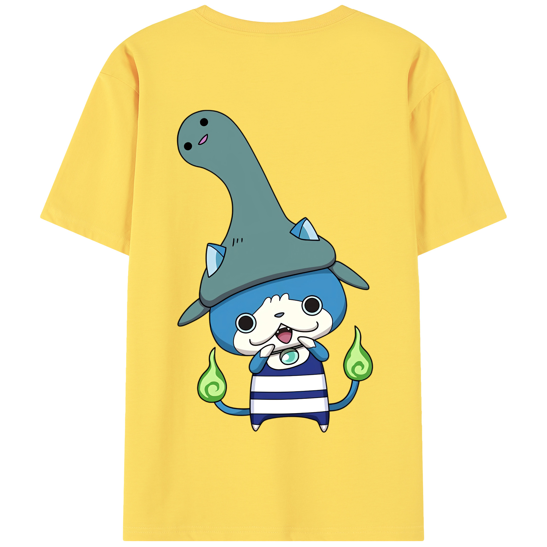（画像用） 妖怪ウォッチ Yo-kai Watch 綿100％半袖Tシャツ（背面プリント）