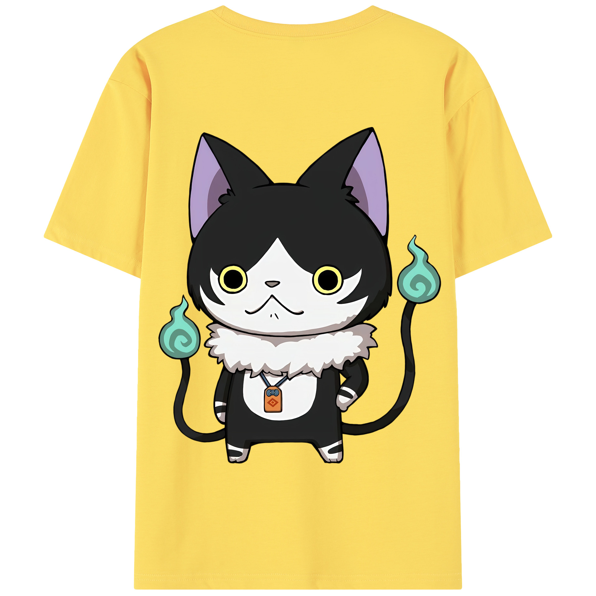 （画像用） 妖怪ウォッチ Yo-kai Watch 綿100％半袖Tシャツ（背面プリント）