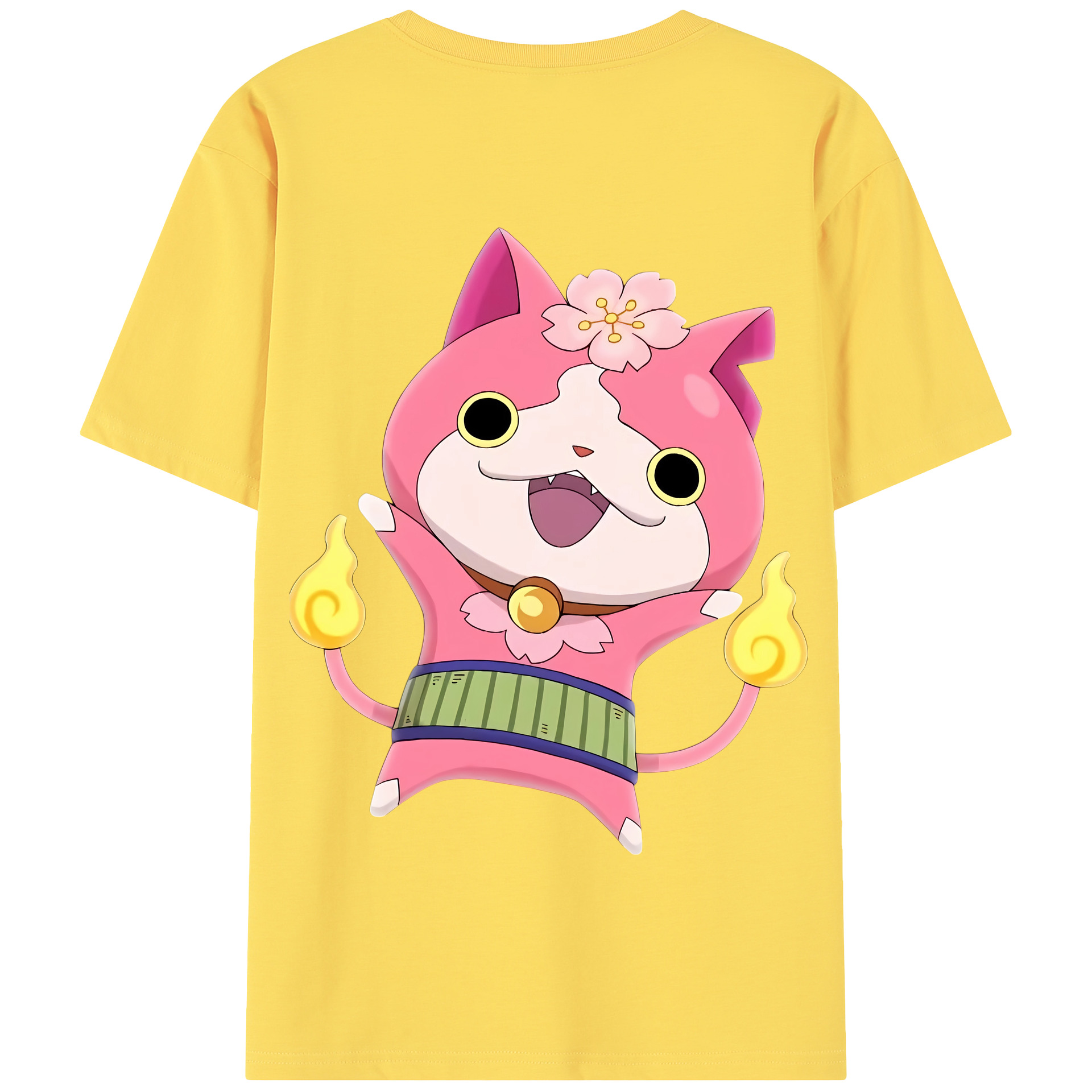 （画像用） 妖怪ウォッチ Yo-kai Watch 綿100％半袖Tシャツ（背面プリント）
