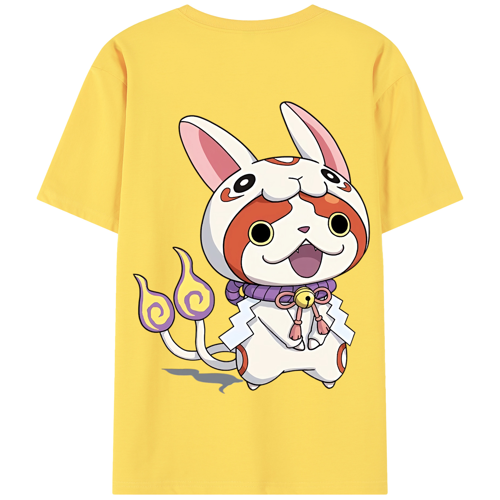 （画像用） 妖怪ウォッチ Yo-kai Watch 綿100％半袖Tシャツ（背面プリント）