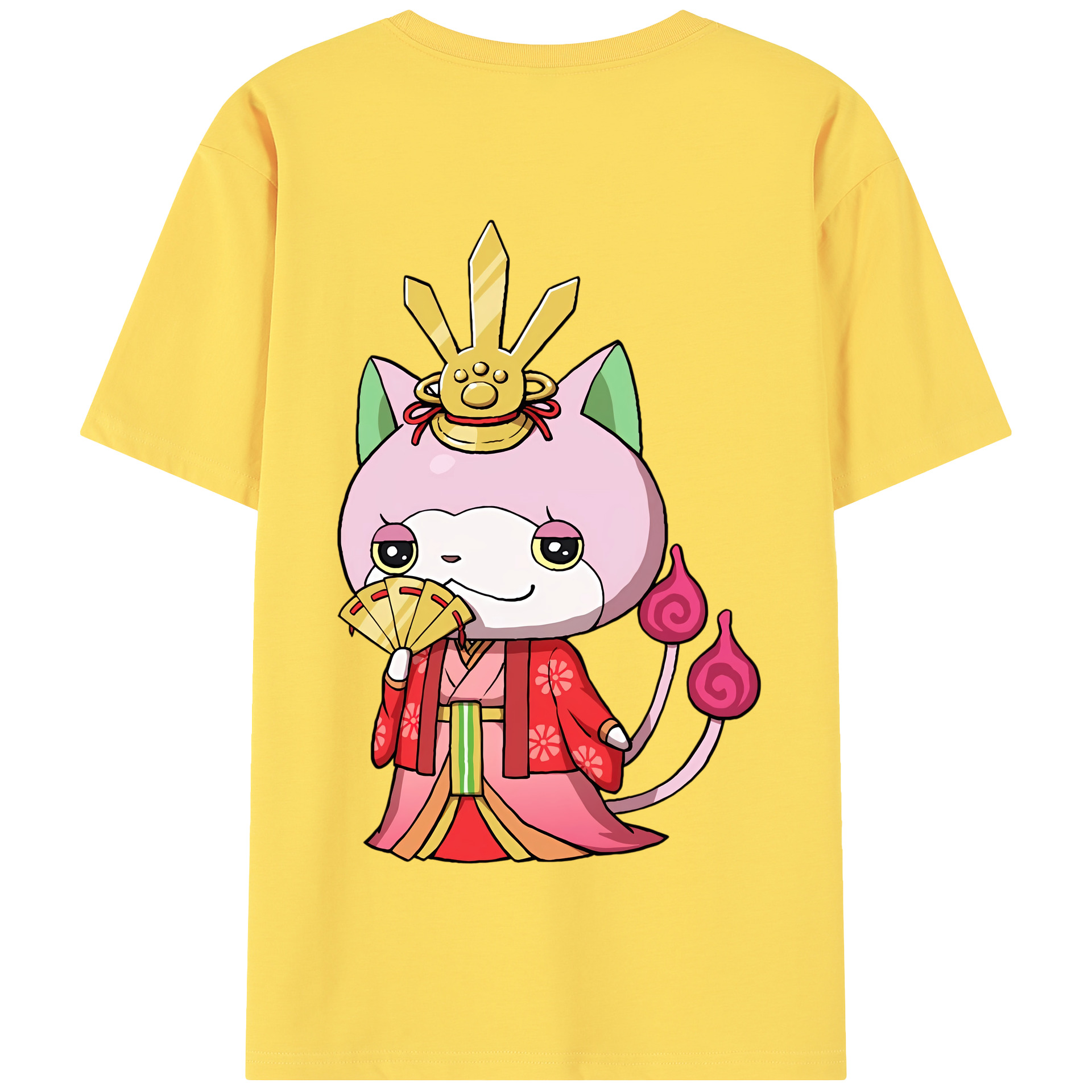 （画像用） 妖怪ウォッチ Yo-kai Watch 綿100％半袖Tシャツ（背面プリント）