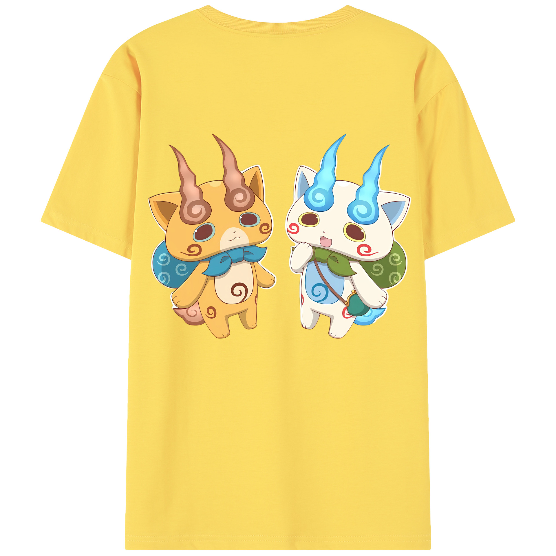 （画像用） 妖怪ウォッチ Yo-kai Watch 綿100％半袖Tシャツ（背面プリント）